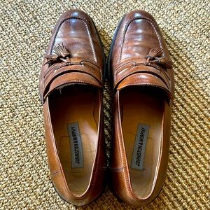 11W J&M Tassel Loafers Brown